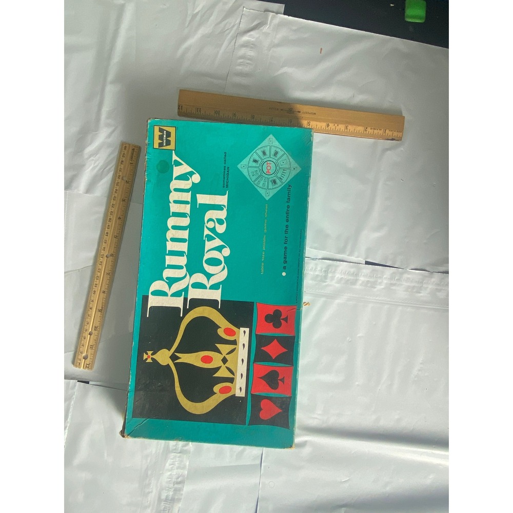 Rummy Royal‎ Board Game Whitman 1970s Crown Cards Family Fun